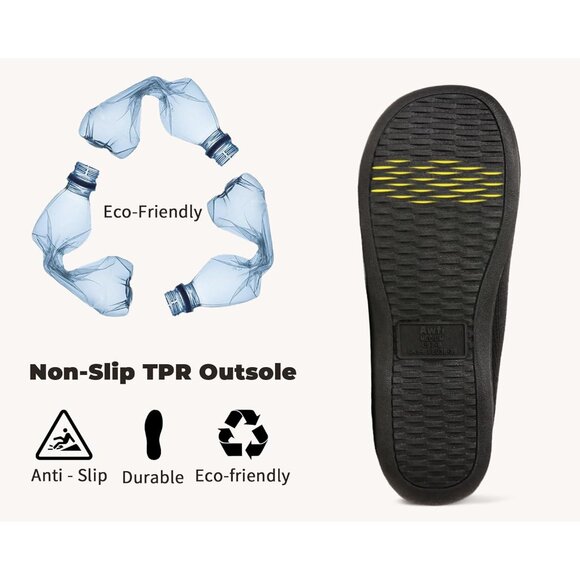 Luxurious Two-Tone Slippers for Women - Arch Support & Moisture-Wicking Design - Picture 5 of 6